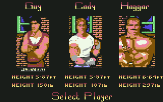 Final Fight screenshot 4 for Commodore 64